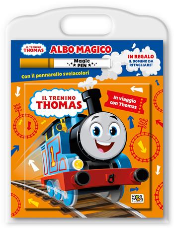 In viaggio con Thomas. Il trenino Thomas. Albo magico. Ediz. a colori. Con pennarello svelacolori - Lucia Marenzi - Libro Pon Pon Edizioni 2025 | Libraccio.it
