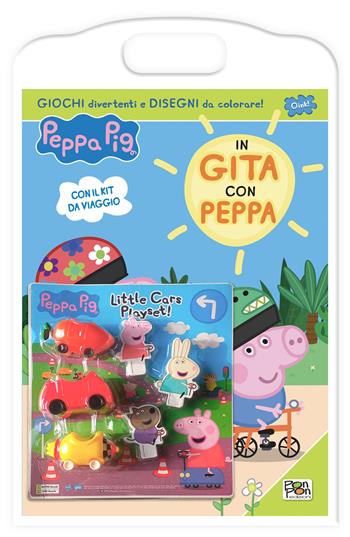 In gita con Peppa. Peppa Pig. Ediz. a colori. Con set macchinine - Lisa Capiotto - Libro Pon Pon Edizioni 2025 | Libraccio.it
