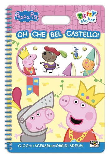Oh che bel castello! Peppa Pig. Puffy sticker. Ediz. a colori  - Libro Pon Pon Edizioni 2025 | Libraccio.it