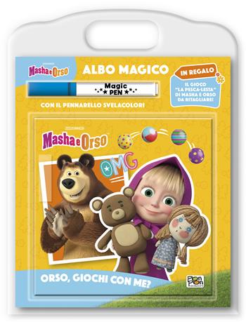 Orso, giochi con me? Masha e Orso. Albo magico. Ediz. a colori. Con pennarello svelacolori - Elisa Carati - Libro Pon Pon Edizioni 2025 | Libraccio.it