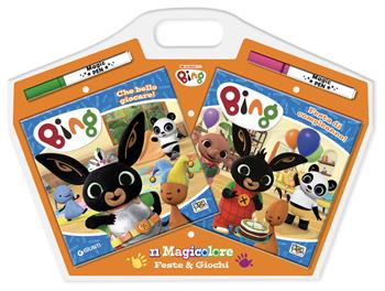 Feste e giochi. Bing. Magicolore. Ediz. a colori. Con 2 pennarelli svelacolori - Cristina Panzeri - Libro Pon Pon Edizioni 2025 | Libraccio.it