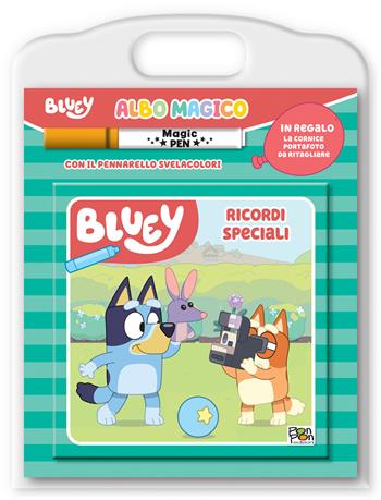 Ricordi speciali. Bluey. Albo magico. Ediz. a colori. Con pennarello svelacolori - Cristina Panzeri - Libro Pon Pon Edizioni 2025 | Libraccio.it