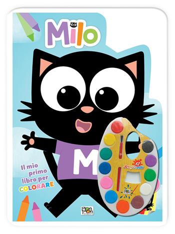 Il mio primo libro per colorare. Milo. Con adesivi. Ediz. a colori. Con acquerelli - Lisa Capiotto - Libro Pon Pon Edizioni 2026 | Libraccio.it