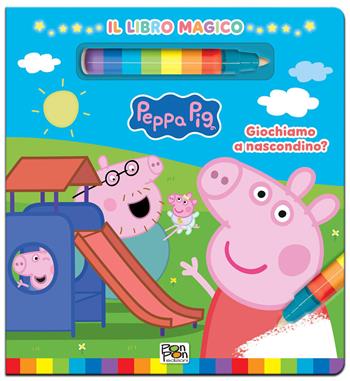 Giochiamo a nascondino? Peppa Pig. Il libro magico. Ediz. a colori. Con pennarello ad acqua - Lisa Capiotto - Libro Pon Pon Edizioni 2026 | Libraccio.it