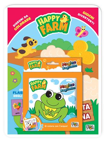 Una giornata in campagna-Magico bagnetto. Happy farm. Activity book. Ediz. a colori - Lisa Capiotto - Libro Pon Pon Edizioni 2026 | Libraccio.it