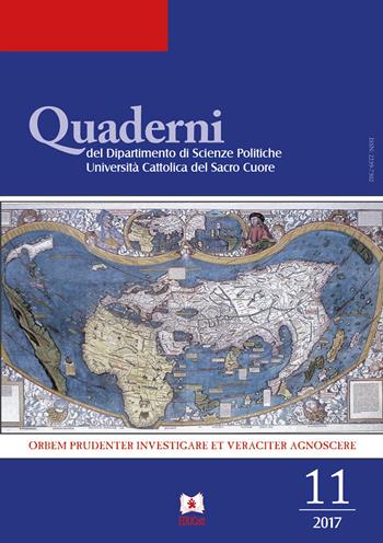 Quaderni del dipartimento di scienze politiche Università Cattolica del Sacro Cuore (2017). Vol. 11  - Libro EDUCatt Università Cattolica 2017 | Libraccio.it