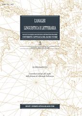 L' analisi linguistica e letteraria. Supplemento al vol. 3 (2019)