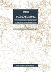 L' analisi linguistica e letteraria (2020). Vol. 2