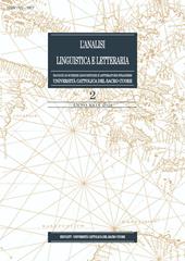 L' analisi linguistica e letteraria (2021). Vol. 2