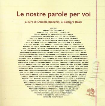 Le nostre parole per voi  - Libro La Vita Felice 2017, Leggere libera-mente | Libraccio.it