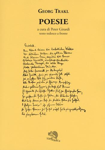 Poesie. Testo tedesco a fronte - Georg Trakl - Libro La Vita Felice 2017, Labirinti | Libraccio.it
