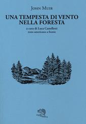 Una tempesta di vento nella foresta. Testo americano a fronte