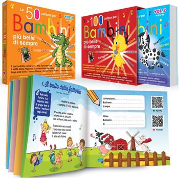100 canzoni per bambini. Ediz. a colori  - Libro Azzurra Publishing 2022 | Libraccio.it
