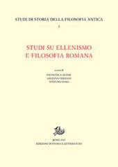 Studi su ellenismo e filosofia romana