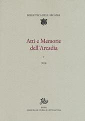 Atti e memorie dell'Arcadia (2018). Vol. 7