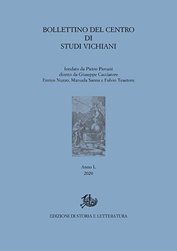 Bollettino del Centro di studi vichiani. Vol. 50  - Libro Storia e Letteratura 2021 | Libraccio.it