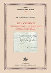 Luigi Cremona. Un matematico alla Biblioteca Nazionale di Roma