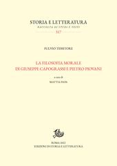 La filosofia morale di Giuseppe Capograssi e Pietro Piovani