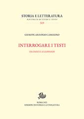 Interrogare i testi. Da Dante a Leopardi