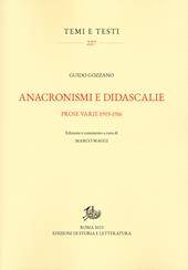 Anacronismi e didascalie. Prose varie 1903-1916. Ediz. critica