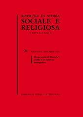 Ricerche di storia sociale e religiosa. Vol. 94: Mezzo secolo di «Ricerche»: profilo di un indirizzo storiografico