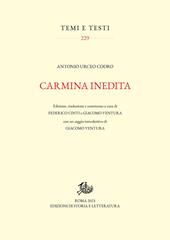 Carmina inedita. Ediz. critica