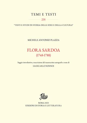 Flora Sardoa (1748-1788) - Michele Antonio Plazza - Libro Edizioni di Storia e Letteratura 2024, Temi e testi | Libraccio.it