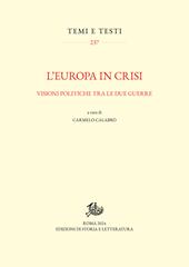 L'Europa in crisi. Visioni politiche tra le due guerre