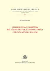 Gli «Epigrammata Bobiensia» nel carteggio fra Augusto Campana e Franco Munari (1952-1956)