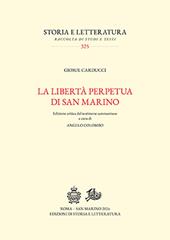 La libertà perpetua di San Marino. Ediz. critica