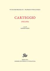 Carteggio 1952-1954