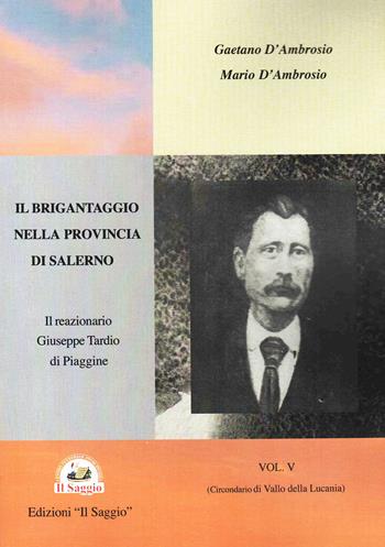 Il brigantaggio nella provincia di Salerno. Vol. 5: (Circondario di Vallo della Lucania). Il reazionario Giuseppe Tardio - Gaetano D'Ambrosio, Mario D'Ambrosio - Libro Edizioni Il Saggio 2024 | Libraccio.it