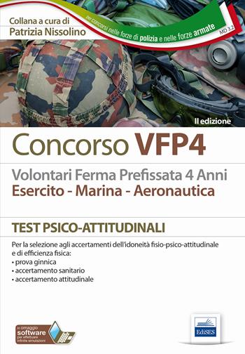 Concorso VFP4. Esercito, marina, aeronautica. Test psico-attitudinali. Con Contenuto digitale per download e accesso on line  - Libro Editest 2017 | Libraccio.it