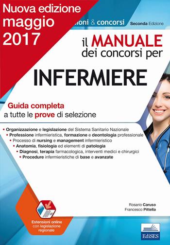 Il manuale dei concorsi per infermiere. Guida completa a tutte le prove di selezione - Rosario Caruso, Francesco Pittella - Libro Editest 2017 | Libraccio.it