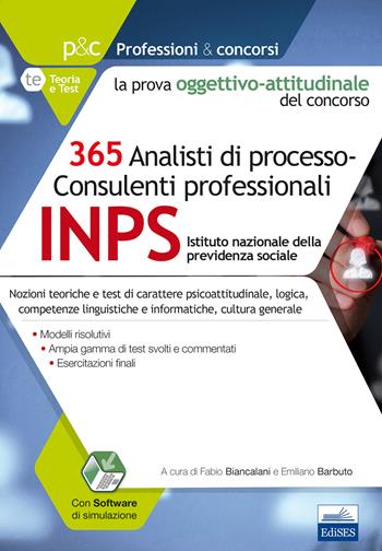 365 analisti di processo-consulenti professionali. La prova oggettivo-attitudinale del concorso. Con Contenuto digitale per accesso on line  - Libro Edises 2017, Professioni & concorsi | Libraccio.it