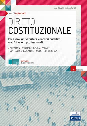 Mini manuali. Diritto costituzionale. Con Contenuto digitale (fornito elettronicamente) - Luigi Grimaldi, Antonio Verrilli - Libro Editest 2019 | Libraccio.it