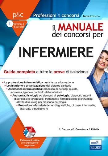 Il manuale dei concorsi per infermiere. Guida completa a tutte le prove di selezione - Rosario Caruso, Guglielmo Guerriero, Francesco Pittella - Libro Editest 2019, Professioni e concorsi | Libraccio.it