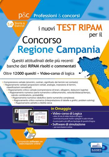 I nuovi test RIPAM per il concorso Regione Campania. Quesiti attitudinali delle più recenti banche dati RIPAM risolti e commentati. Con Software di simulazione e videocorso - Carla Iodice, Gennaro Lettieri - Libro Editest 2019, Professioni e concorsi | Libraccio.it