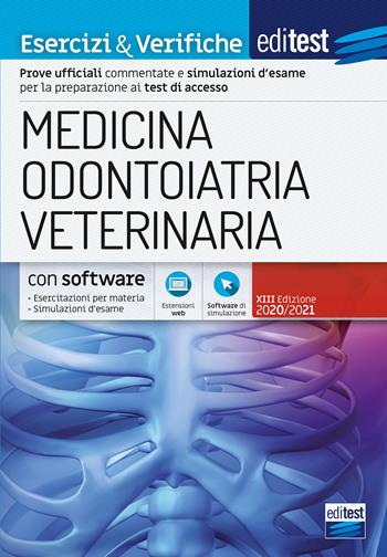 EdiTEST. Medicina, odontoiatria, veterinaria. Esercizi & verifiche.  - Libro Edises 2020 | Libraccio.it