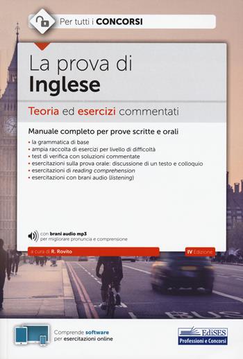 La prova di inglese. Teoria ed esercizi commentati per tutti i concorsi. Con software di simulazione. Con File audio per il download  - Libro Editest 2020, Per tutti i concorsi | Libraccio.it
