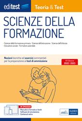 Test ammissione Scienze della formazione 2022: manuale di teoria e test. Con ebook. Con software di simulazione