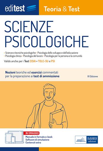 Test ammissione Scienze Psicologiche 2022: manuale di teoria e test. Valido anche per il Tolc-Su e il PSI. Con ebook. Con software di simulazione  - Libro Editest 2022, EdiTest Ammissioni universitarie | Libraccio.it