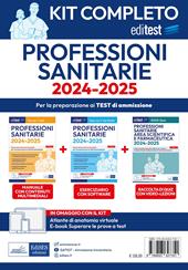 Kit completo EdiTEST Professioni sanitarie. Manuale + Esercizi commentati + Raccolta di quiz. Con software di simulazione