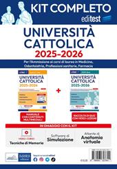 Kit completo EdiTEST. Università Cattolica. Medicina, odontoiatria, professioni sanitarie. Con espansione online. Con software di simulazione