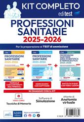 EdiTest. Kit test professioni sanitarie completo. Con software di simulazione