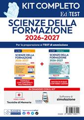 Kit completo EdiTEST Scienze della formazione. Con software di simulazione