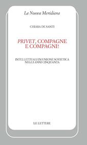 «Privet», compagne e compagni! Intellettuali in Unione Sovietica negli anni Cinquanta