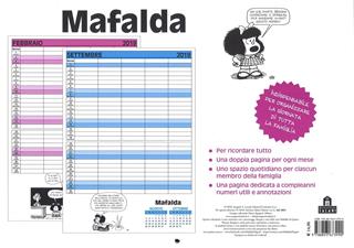 Mafalda. Calendario della famiglia 2019  - Libro Magazzini Salani 2018 | Libraccio.it