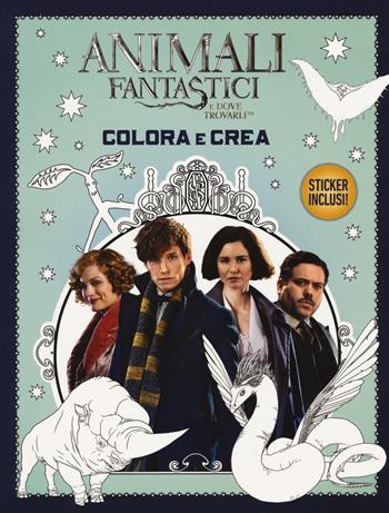 Animali fantastici e dove trovarli. Colora e crea. Con adesivi  - Libro Magazzini Salani 2018 | Libraccio.it