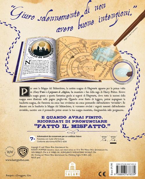 Mappa del Malandrino Harry Potter originale